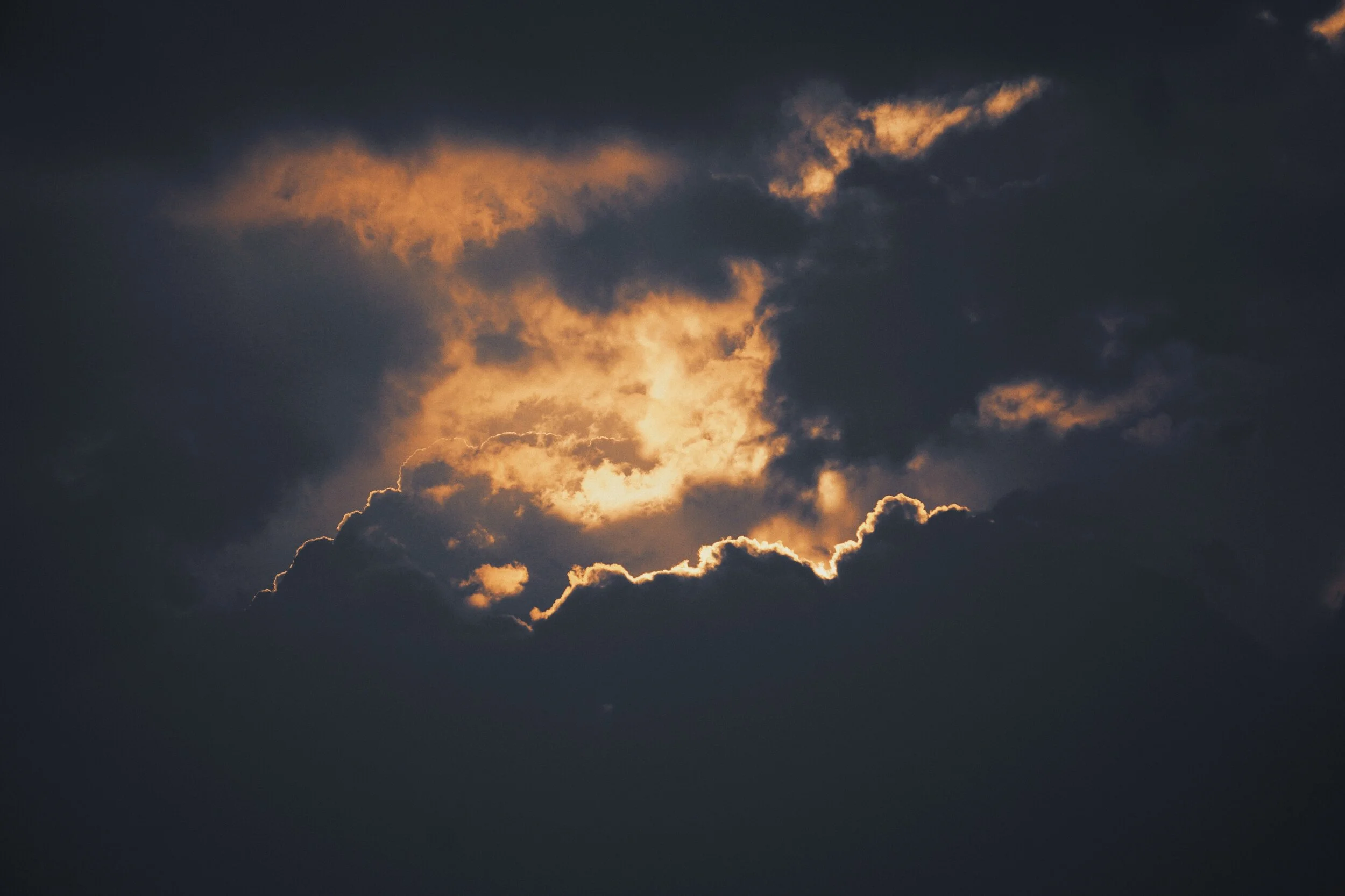 Try focussing on the silver lining without noticing the black clouds.