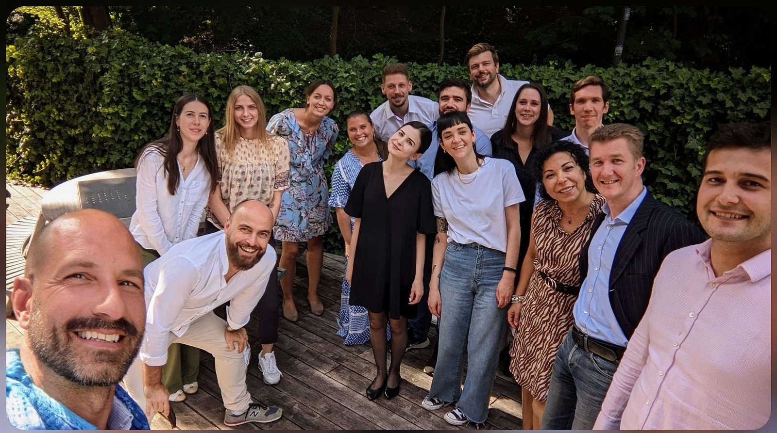 The Eurofins recruitment team together after a Team Accelerator session